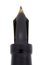 C1927 PARKER SR DUOFOLD BLUE ON BLUE LAPIS FOUNTAIN PEN WIDE CAP BAND RESTORED OFFERED BY ANTIQUE DIGGER