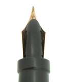 CIRCA 1927 PARKER SENIOR DUOFOLD BLUE ON BLUE LAPIS FOUNTAIN PEN F-BB FLEX NIB RESTORED OFFERED BY ANTIQUE DIGGER