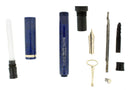 CIRCA 1927 PARKER SENIOR DUOFOLD BLUE ON BLUE LAPIS FOUNTAIN PEN F-BB FLEX NIB RESTORED OFFERED BY ANTIQUE DIGGER