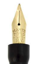 CIRCA 1927 SWAN MABIE TODD CORAL M-BBB+ FLEX NIB FOUNTAIN PEN RESTORED OFFERED BY ANTIQUE DIGGER