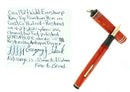 C1927 WAHL EVERSHARP CORAL RINGTOP FOUNTAIN PEN RESTORED BEAUTIFUL OFFERED BY ANTIQUE DIGGER