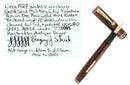C1927 WAHL EVERSHARP ROSEWOOD GOLD SEAL MILITARY CLIP FOUNTAIN PEN RESTORED OFFERED BY ANTIQUE DIGGER