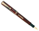 C1927 WAHL EVERSHARP ROSEWOOD GOLD SEAL MILITARY CLIP FOUNTAIN PEN RESTORED OFFERED BY ANTIQUE DIGGER