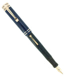 C1927 WAHL EVERSHARP TULIP CLIP ROYAL BLUE FOUNTAIN PEN RESTORED BEAUTIFUL OFFERED BY ANTIQUE DIGGER