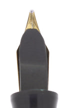 C1927 WATERMAN 52 BLACK CHASED HARD RUBBER FOUNTAIN  PEN F-BBBB 2.81MM FLEX NIB RESTORED OFFERED BY ANTIQUE DIGGER