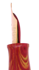 CIRCA 1927 WATERMAN ROSE RIPPLE 52V FOUNTAIN PEN F-BBB FLEX NIB RESTORED OFFERED BY ANTIQUE DIGGER