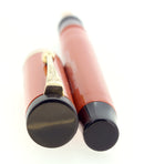 CIRCA 1928 PARKER DUOFOLD SENIOR "BIG RED" LUCKY CURVE FOUNTAIN PEN RESTORED OFFERED BY ANTIQUE DIGGER