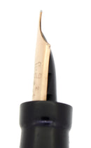 CIRCA 1928 PARKER SENIOR DUOFOLD BLUE ON WHITE LAPIS FOUNTAIN PEN RESTORED OFFERED BY ANTIQUE DIGGER