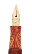 CIRCA 1928 WATERMAN ROSE RIPPLE 52V FOUNTAIN PEN F-BBB FLEX NIB RESTORED OFFERED BY ANTIQUE DIGGER