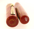 CIRCA 1928 WATERMAN ROSE RIPPLE 52V FOUNTAIN PEN F-BBB FLEX NIB RESTORED OFFERED BY ANTIQUE DIGGER