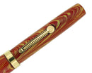 CIRCA 1928 WATERMAN ROSE RIPPLE 52V FOUNTAIN PEN F-BBB FLEX NIB RESTORED OFFERED BY ANTIQUE DIGGER