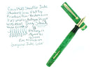 C1928 SHEAFFER FLAT TOP JADE CELLULOID STANDARD SIZE FOUNTAIN PEN RESTORED OFFERED BY ANTIQUE DIGGER