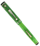 CIRCA 1931 WAHL OXFORD DOUBLE CHECKMARK JADE STANDARD FOUNTAIN PEN RESTORED OFFERED BY ANTIQUE DIGGER
