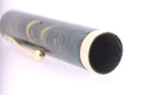 CIRCA 1928 WATERMAN 94 BLUE GREEN RIPPLE XF-BBB FLEX NIB FOUNTAIN PEN RESTORED OFFERED BY ANTIQUE DIGGER