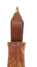 CIRCA 1928 WATERMAN ROSE RIPPLE 94 FOUNTAIN PEN XF-BBB FLEX NIB RESTORED OFFERED BY ANTIQUE DIGGER