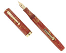 CIRCA 1928 WATERMAN ROSE RIPPLE 94 FOUNTAIN PEN XF-BBB FLEX NIB RESTORED OFFERED BY ANTIQUE DIGGER