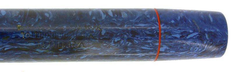 CIRCA 1929 CONKLIN SENIOR ENDURA SAPPHIRE BLUE FOUNTAIN PEN RESTORED OFFERED BY ANTIQUE DIGGER