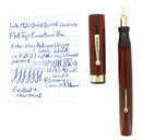 LATE 1920S GOLD BOND OVERSIZE FLAT TOP MOTTLED 14K SEMI-FLEX NIB RESTORED OFFERED BY ANTIQUE DIGGER