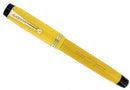 CIRCA 1929 DUOFOLD SENIOR STREAMLINE MANDARIN YELLOW FOUNTAIN PEN M-BB NIB RESTORED OFFERED BY ANTIQUE DIGGER