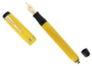 CIRCA 1929 DUOFOLD SENIOR STREAMLINE MANDARIN YELLOW FOUNTAIN PEN M-BB NIB RESTORED OFFERED BY ANTIQUE DIGGER