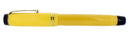 CIRCA 1929 DUOFOLD SENIOR STREAMLINE MANDARIN YELLOW FOUNTAIN PEN M-BB NIB RESTORED OFFERED BY ANTIQUE DIGGER