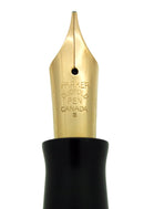 CIRCA 1929 DUOFOLD SENIOR STREAMLINE MANDARIN YELLOW FOUNTAIN PEN M-BB NIB RESTORED OFFERED BY ANTIQUE DIGGER