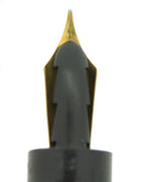 CIRCA 1929 DUOFOLD JR BLACK VEIN AND PEARL FOUNTAIN PEN F to BBB NIB RESTORED OFFERED BY ANTIQUE DIGGER