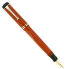 CIRCA 1929 PARKER DUOFOLD SENIOR FLAT TOP "BIG RED" FOUNTAIN PEN RESTORED OFFERED BY ANTIQUE DIGGER