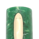 C1929 SHEAFFER JADE SENIOR AUTOGRAPH FLAT TOP 14K TRIM FOUNTAIN PEN RESTORED OFFERED BY ANTIQUE DIGGER