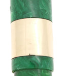 C1929 SHEAFFER JADE SENIOR AUTOGRAPH FLAT TOP 14K TRIM FOUNTAIN PEN RESTORED OFFERED BY ANTIQUE DIGGER