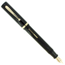 C1929 SHEAFFER WHITE DOT SENIOR FLAT TOP JET BLACK FOUNTAIN PEN RESTORED OFFERED BY ANTIQUE DIGGER