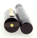 C1929 SHEAFFER WHITE DOT SENIOR FLAT TOP JET BLACK FOUNTAIN PEN RESTORED OFFERED BY ANTIQUE DIGGER