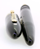 C1929 SHEAFFER JET BLACK OVERSIZE BALANCE FOUNTAIN PEN XF-BBB FLEX NIB RESTORED OFFERED BY ANTIQUE DIGGER