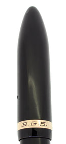 C1929 SHEAFFER JET BLACK OVERSIZE BALANCE FOUNTAIN PEN XF-BBB FLEX NIB RESTORED OFFERED BY ANTIQUE DIGGER