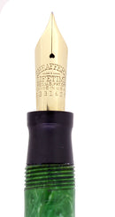 C1929 SHEAFFER STANDARD BALANCE W/TAPER END JADE CELLULOID FOUNTAIN PEN RESTORED EXCELLENT OFFERED BY ANTIQUE DIGGER