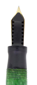 C1929 SHEAFFER STANDARD BALANCE W/TAPER END JADE CELLULOID FOUNTAIN PEN RESTORED EXCELLENT OFFERED BY ANTIQUE DIGGER