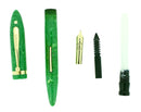 C1929 SHEAFFER STANDARD BALANCE JADE CELLULOID FOUNTAIN PEN RESTORED EXCELLENT OFFERED BY ANTIQUE DIGGER
