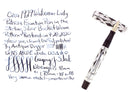 C1929 WATERMAN LADY PATRICIA STERLING SILVER FOUNTAIN PEN XF-BB NIB RESTORED OFFERED BY ANTIQUE DIGGER