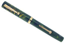 CIRCA 1930 WATERMAN 994 BLUE GREEN RIPPLE F-BBB FLEX NIB FOUNTAIN PEN RESTORED OFFERED BY ANTIQUE DIGGER
