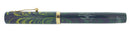 CIRCA 1930 WATERMAN 994 BLUE GREEN RIPPLE F-BBB FLEX NIB FOUNTAIN PEN RESTORED OFFERED BY ANTIQUE DIGGER