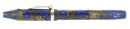 LATE 1920S FORD'S LAPIS BLUE & BRONZE HALF BALANCE FOUNTAIN PEN RESTORED OFFERED BY ANTIQUE DIGGER