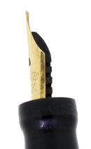 LATE 1920S FORD'S LAPIS BLUE & BRONZE HALF BALANCE FOUNTAIN PEN RESTORED OFFERED BY ANTIQUE DIGGER