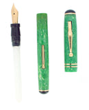 SCARCE CIRCA 1930 CARTER'S JADE STREAMLINE FOUNTAIN PEN RESTORED OFFERED BY ANTIQUE DIGGER