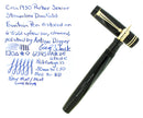 CIRCA 1930 PARKER SENIOR STREAMLINE JET BLACK DUOFOLD FOUNTAIN PEN RESTORED  NEAR MINT OFFERED BY ANTIQUE DIGGER