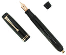 CIRCA 1930 PARKER SENIOR STREAMLINE JET BLACK DUOFOLD FOUNTAIN PEN RESTORED  NEAR MINT OFFERED BY ANTIQUE DIGGER