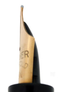 CIRCA 1930 PARKER SENIOR STREAMLINE JET BLACK DUOFOLD FOUNTAIN PEN RESTORED  NEAR MINT OFFERED BY ANTIQUE DIGGER