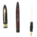 CIRCA 1938 SHEAFFER ROSE GLOW BALANCE FOUNTAIN PEN JEWELERS CAP BANDING RESTORED OFFERED BY ANTIQUE DIGGER