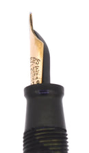 C1930 SHEAFFER DELUXE PETITE BLACK & PEARL LIFETIME BALANCE FOUNTAIN PEN RESTORED OFFERED BY ANTIQUE DIGGER