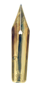 C1930 WATERMAN 42 1/2 RED RIPPLE SAFETY PEN 18K F-BBBB FLEX 2.65MM NIB RESTORED