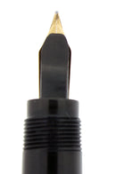 C1930 WATERMAN 42 BLACK CHASED HR SAFETY FOUNTAIN PEN F-BBB FLEX NIB RESTORED OFFERED BY ANTIQUE DIGGER